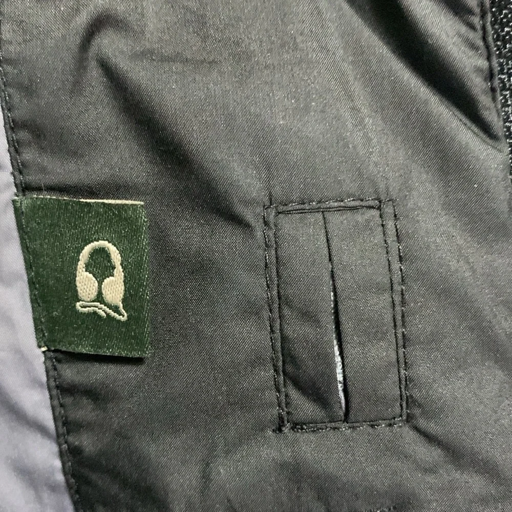 Eddie Bauer Men's Premium Goose Down Black Small Puffer Zip-Up Vest Gorpcore